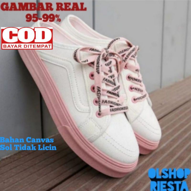 SEPATU SAPATU KETS SNEAKERS TALI SANTAI MAIN CANTIK WANITA PEREMPUAN CEWEK REMAJA KOREA KEKINIAN TERBARU MURAH KT02