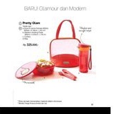 Tempat bekal makan set tas crystal merah mewah dan elegan/pretty glam