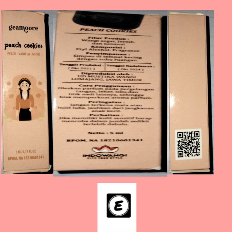 geamore peach cookies parfum