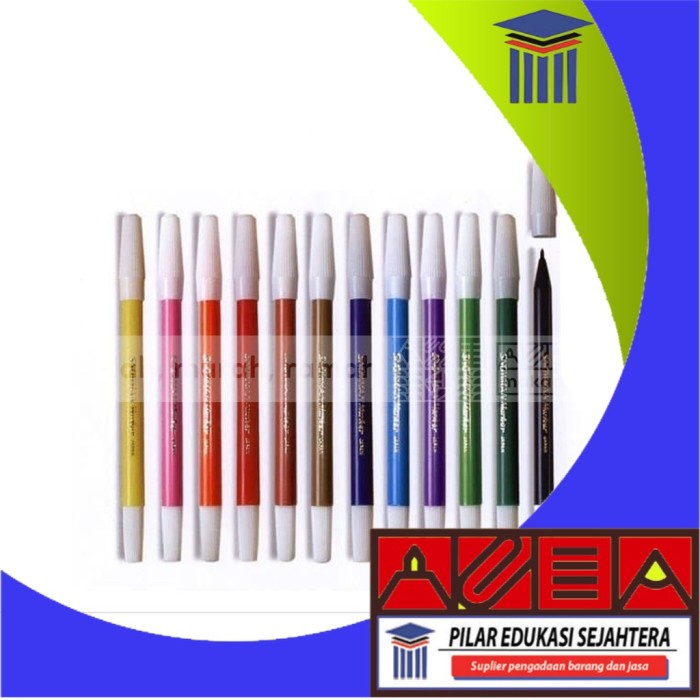 

SPIDOL SNOWMAN 12 WARNA (1 GROSS) MURAH