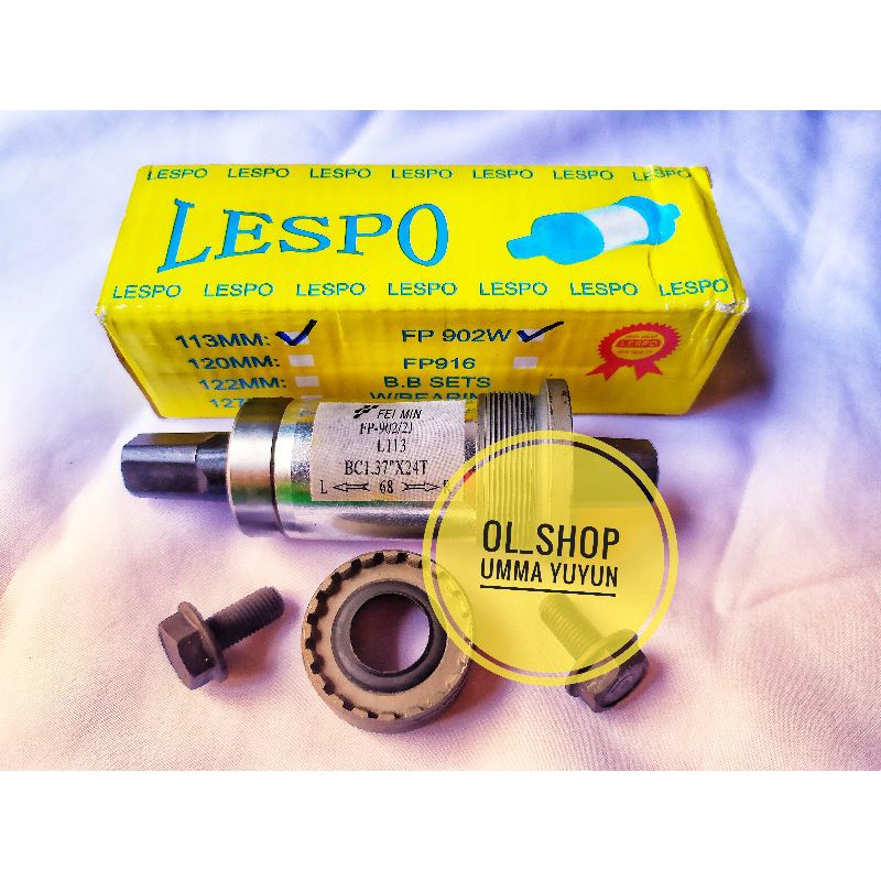 Bottom Bracket BB SIZE 113MM "LESPO" TERMURAH & READY
