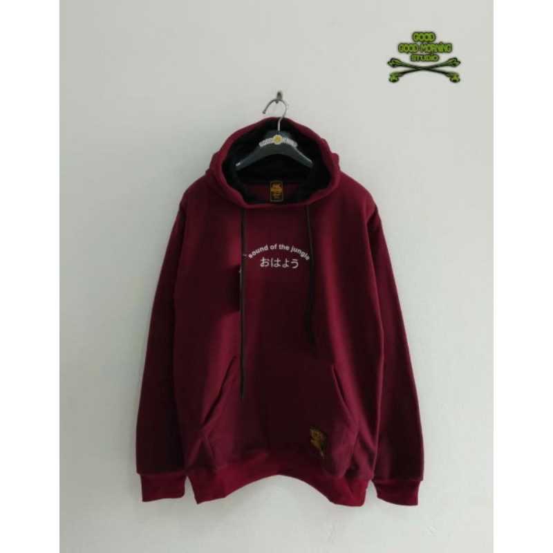 Jaket Hoodie Pria Distro Original Good Morning / Sweater Hoodie Distro