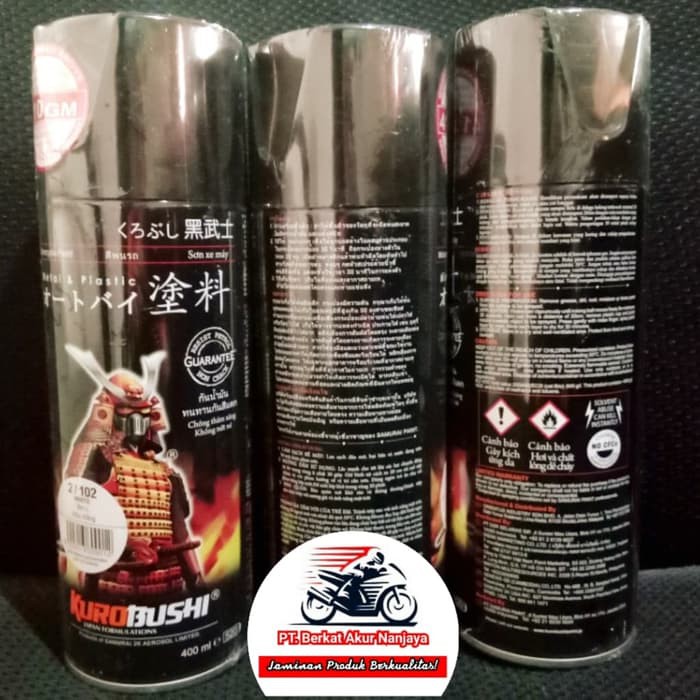 

Cat semprot SAMURAI warna White kode 2/102