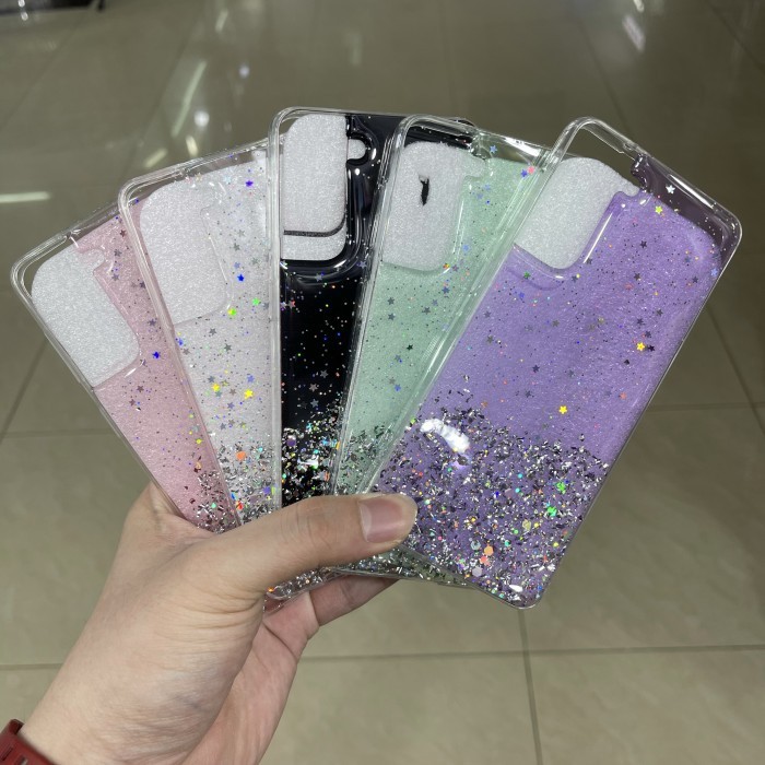 SAMSUNG A33 5G/A53 5G/A73 5G/A32 4G/5G/A52/A52S/A72/S21/S30/S21+/S30+/S21 ULTRA/S30 ULTRA CASE GLITER STAR