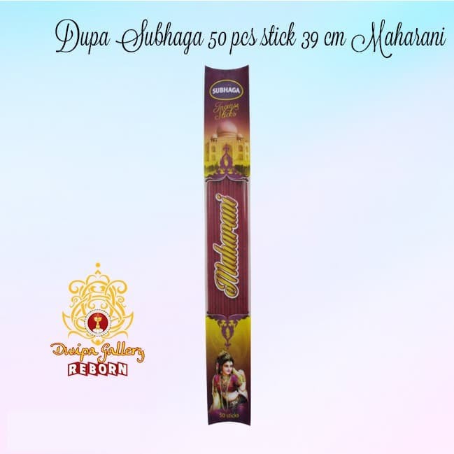 Dupa/ Hio Wangi Harum India Subhaga 50 pcs stick 39 cm Maharani