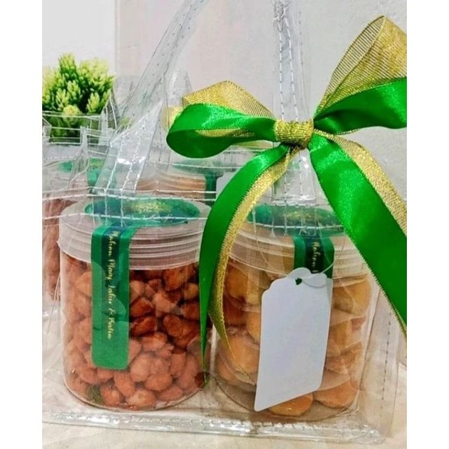 

goodiebag Mini transparan kotak makan plastik souvernir pesta ultah anak goodiebag mini transparan