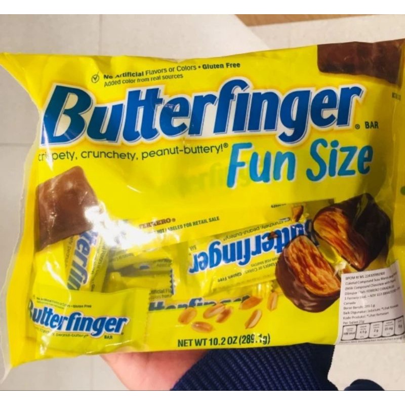 

Butter Finger Chocolate Peanut Fun size 289gr