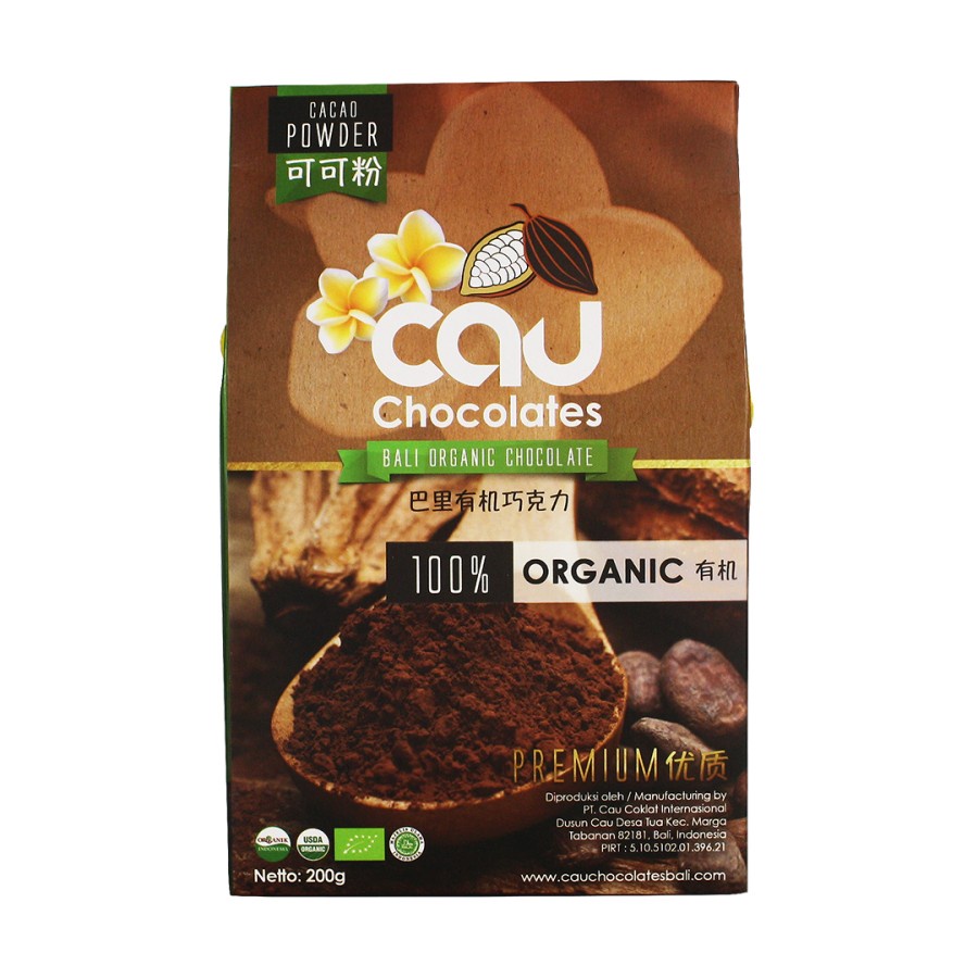 

Cau Cacao Powder 200 gr (Kemasan Hijau - Cocoa Powder)