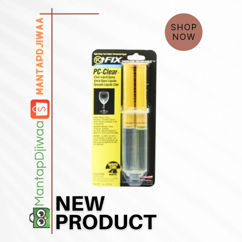 

Pc Clear Lem Cairan Perekat Epoxy Dengan Suntikan 25 Ml