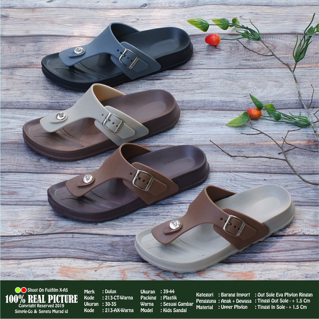 sendal murah size lengkap / sendal casual flip flop ukuran anak hingga dewasa / sandal casual capit terlaris