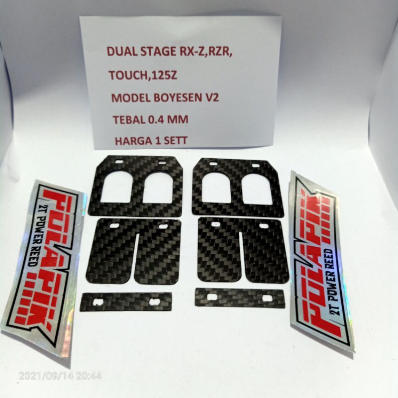 Bohobliss01 Membran Dualstage Boyesen Rxz Lidah Membran Carbon Rxz Karbon Dualstage Model Boyesen