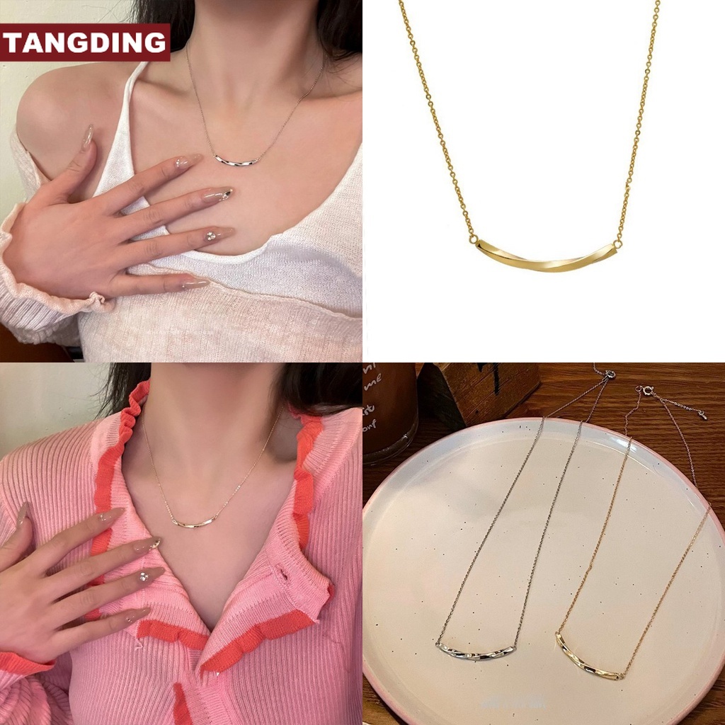 【COD Tangding】Kalung Rantai Klavikula Gaya Korea Untuk Aksesoris Wanita