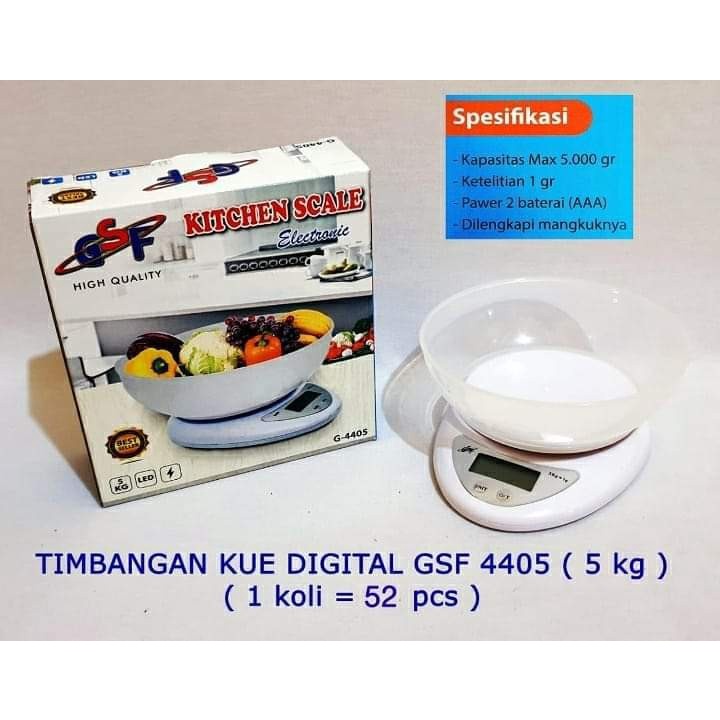 SPESIAL PROMO Timbangan Dapur Digital gsf 5 kg