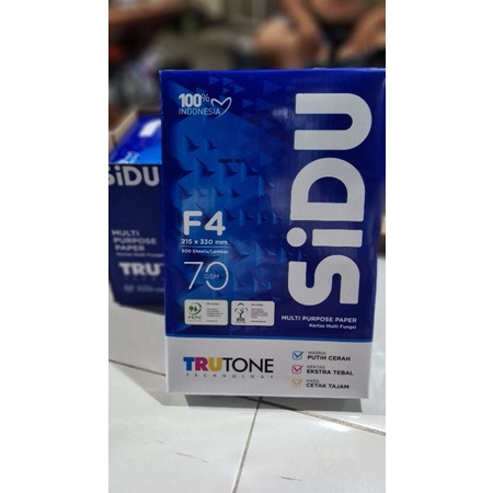 

KERTAS HVS F4 SIDU 70 GSM