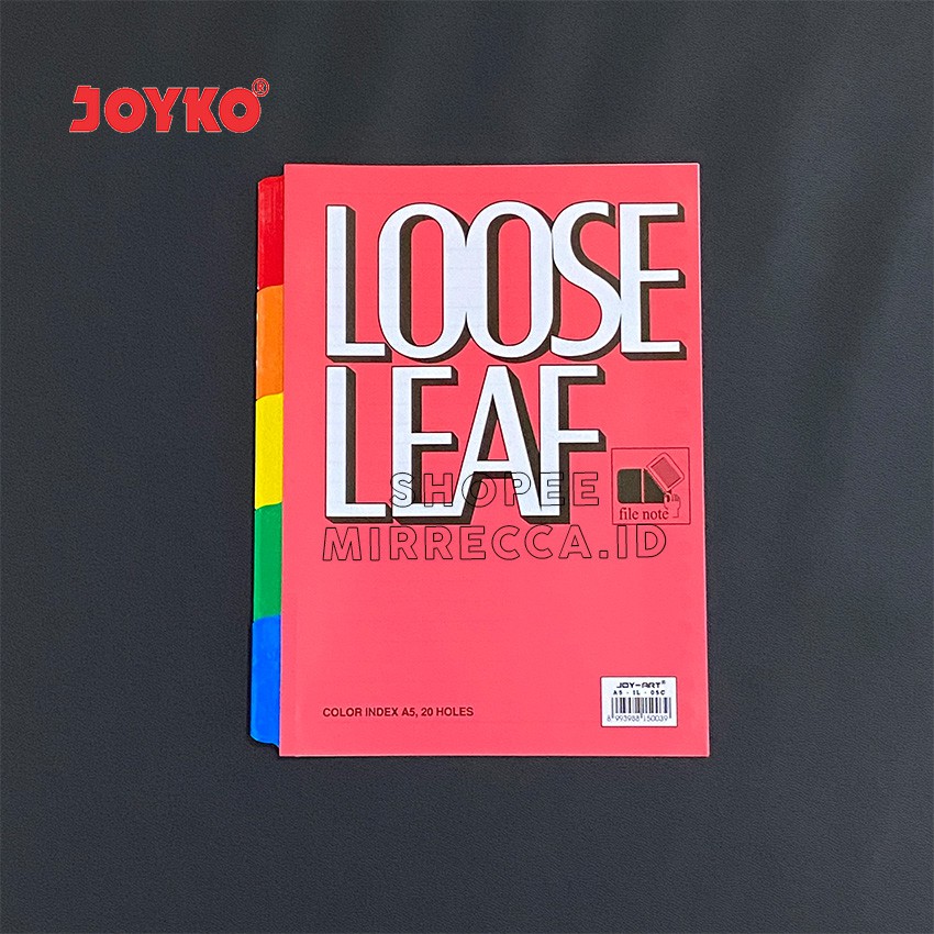 

JOY-ART A5, 20 HOLES COLOR INDEX SEPARATOR A5-IL-05C