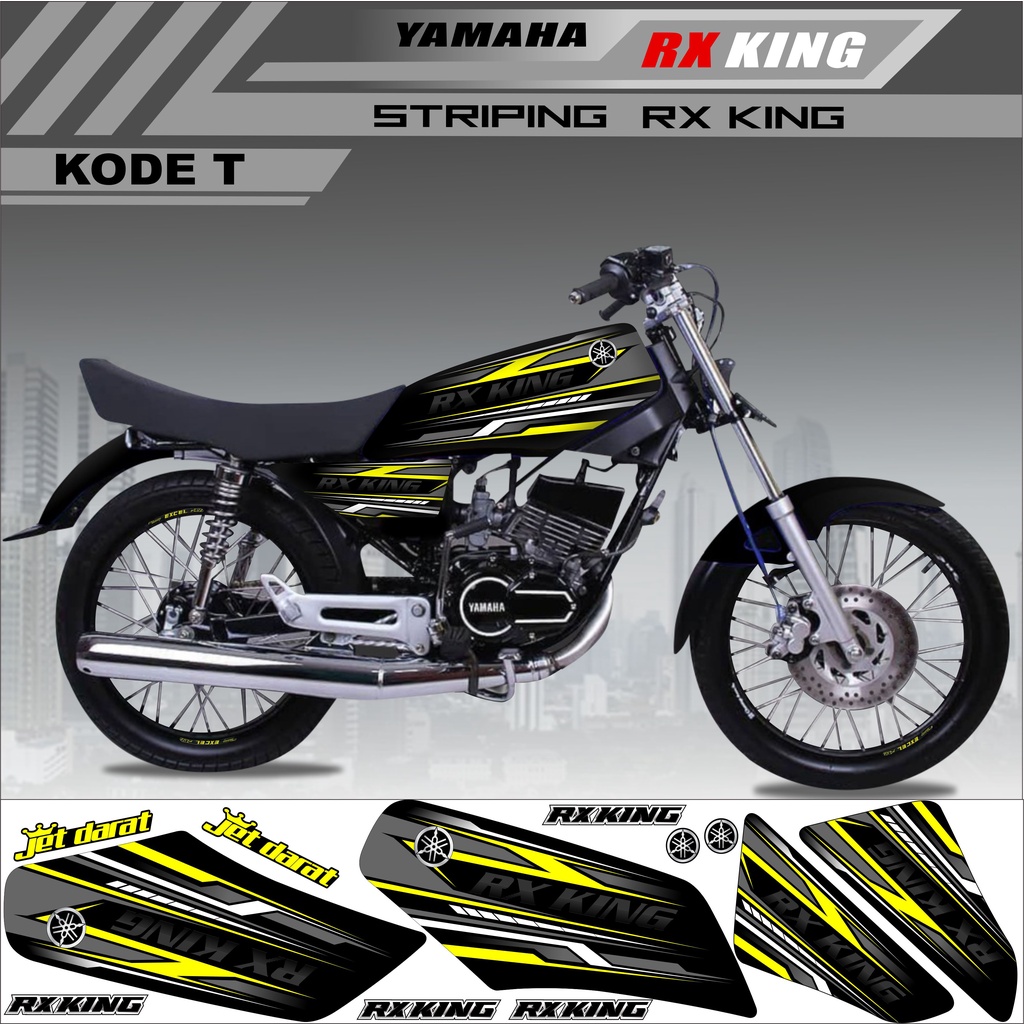 Sticker Rx King Variasi Stiker Striping Rx King Kode T