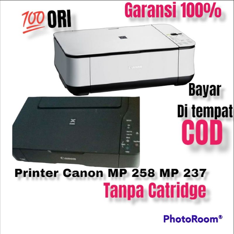 Printer Canon MP 287 MP 237 dan MP 258 Print,copy,scan  Normal Tanpa Catridge Kosongan Murah
