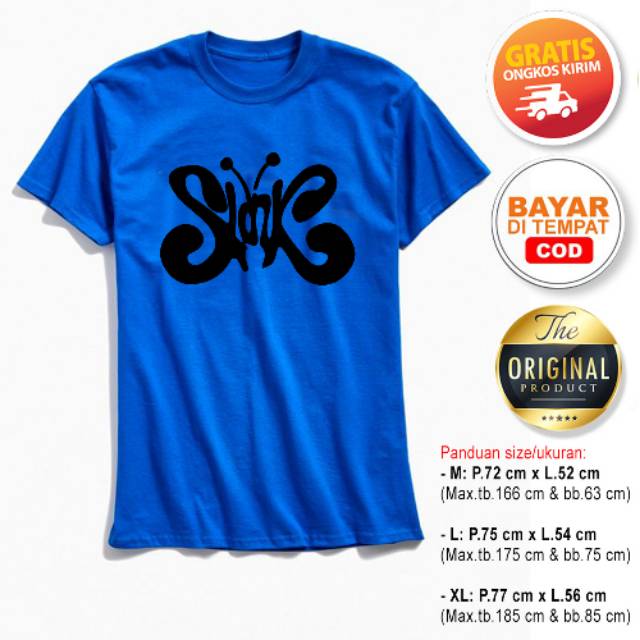 Slank logo2 - Lengan pendek - ORIGINAL MADE IN SLANKERS - Baju Slank - Kaos Slank - Tampiasih Store