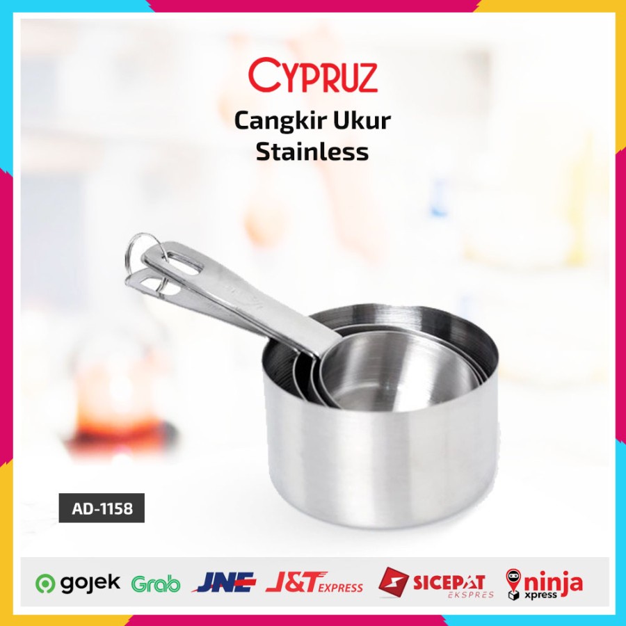 Cypruz Cangkir Ukur/Takar Stainless AD-1158