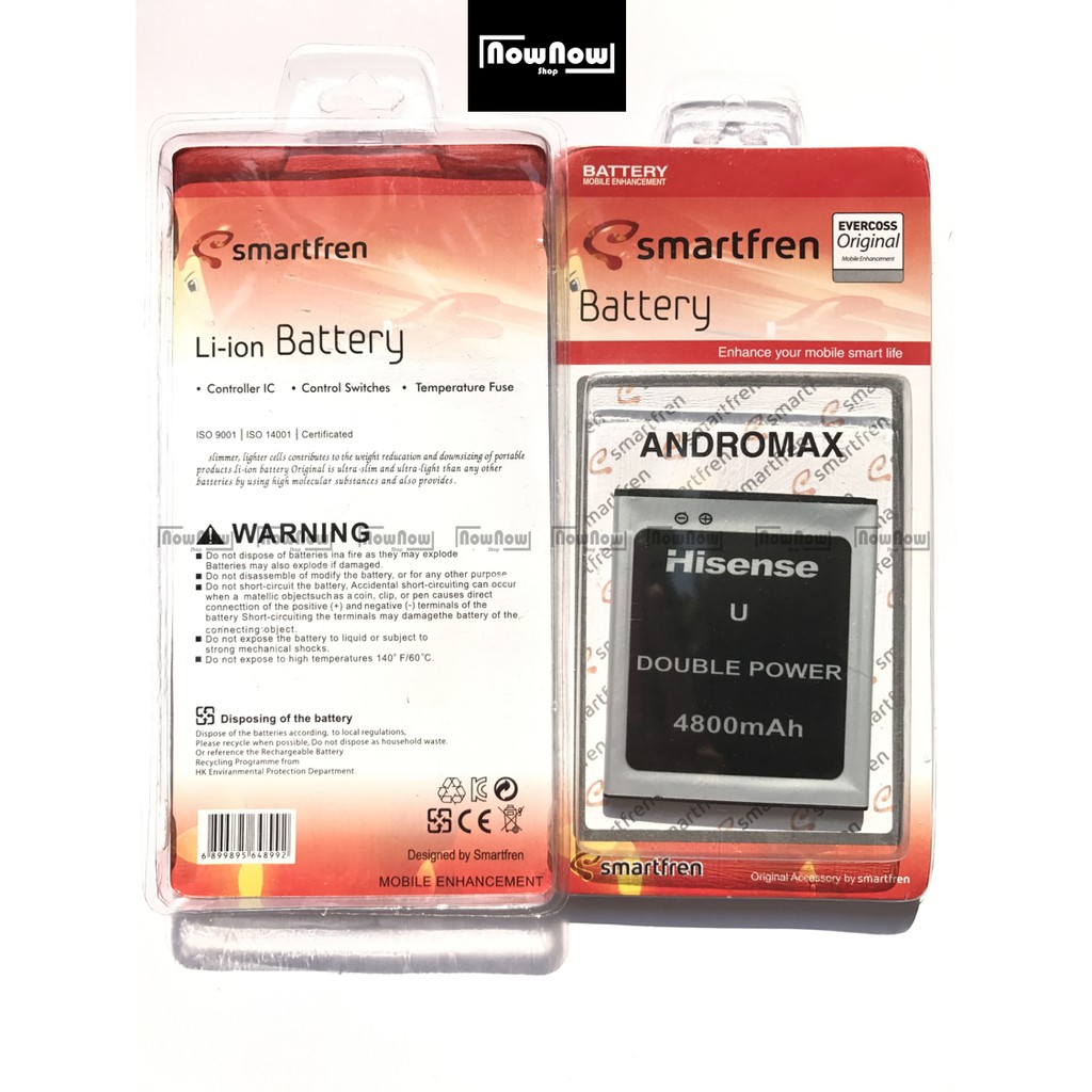 Baterai Smartfren Andromax U BL-4N-I BL-4Ni Original ORI Batre Battery Batu Batrai HP