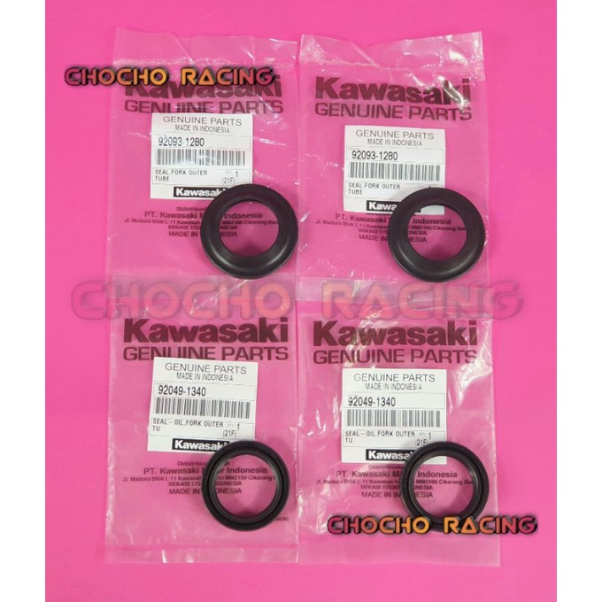 (40/80) KARET SEAL SIL AS SHOCK SHOK SOK LUAR DALAM FULLSET SET NINJA 150 R RL M C SS RR OLD NEW ZX 