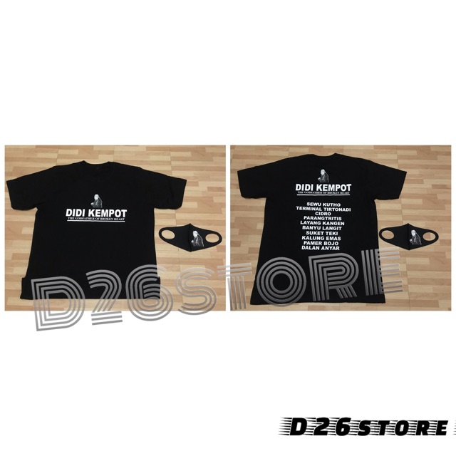 Kaos Didi Kempot + Masker Didi Kempot The Godfather Of Broken Heart Tribute Campursari Hits Ambyar