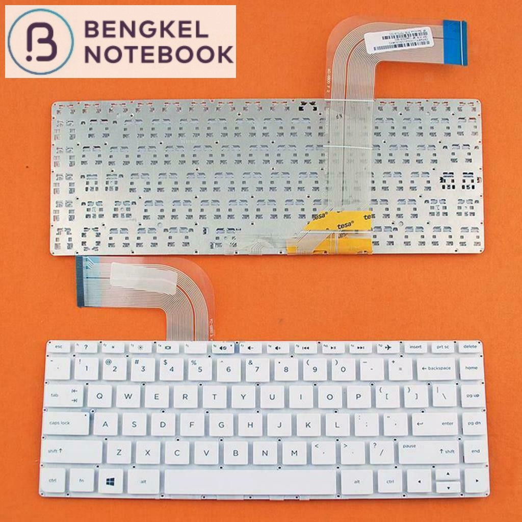 Keyboard HP Pavilion 14-V 14-P 14-U White Putih