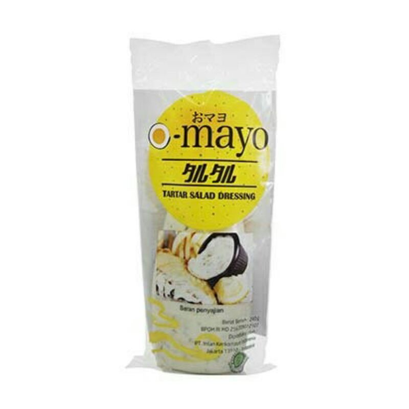 OMAYO Tar Tar Sauce Tube 240 g  Halal | Saos Salad