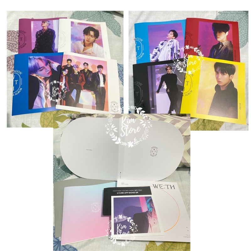 READY PHOTOBOOK WE:TH UNSEEN VER. PENTAGON KINO HONGSEOK YUTO WOOSEOK HUI SHINWON YANAN