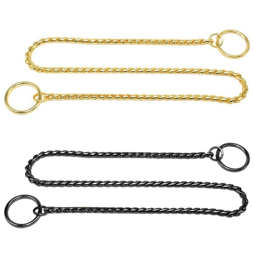 Rebuy Accessories Choke Chain Rantai Ular Kerah Retriever Heavy Duty