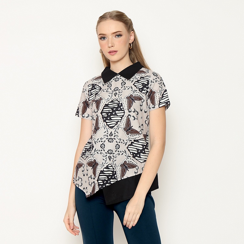 Hadinata Batik Wanita Blouse Dahlia Desmon