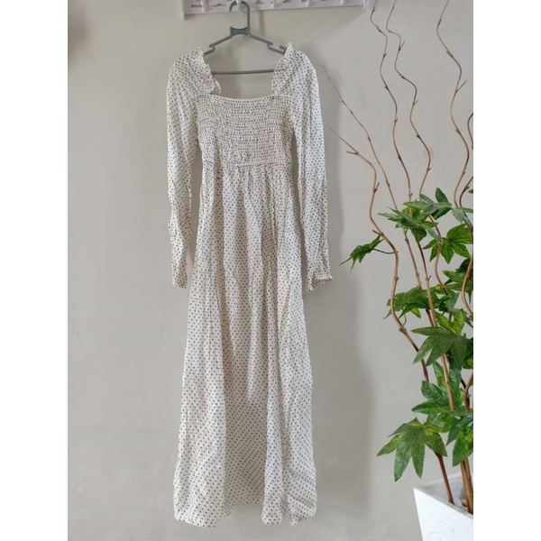 Preloved Longdress polkadot