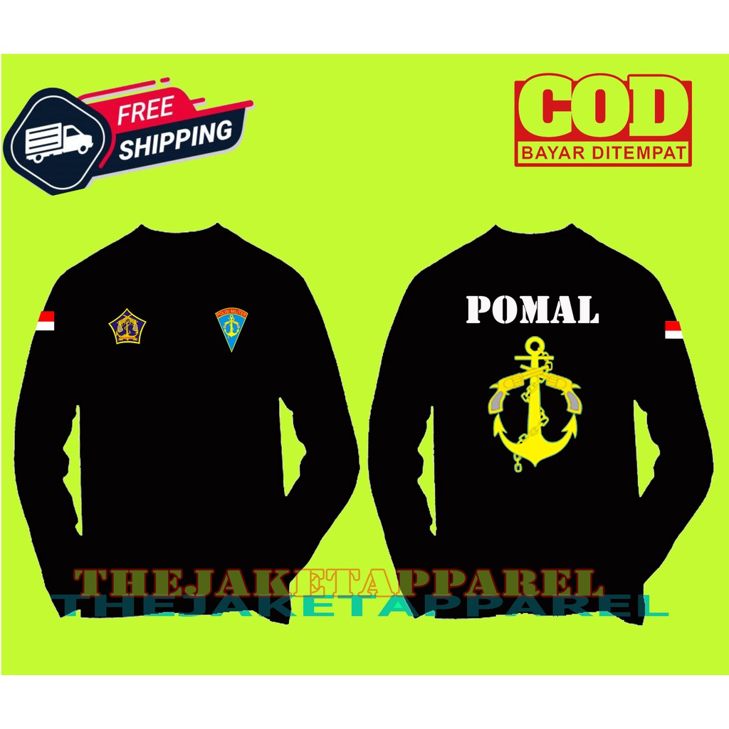 KAOS POMAL / BAJU POLISI MILITER ANGKATAN LAUT