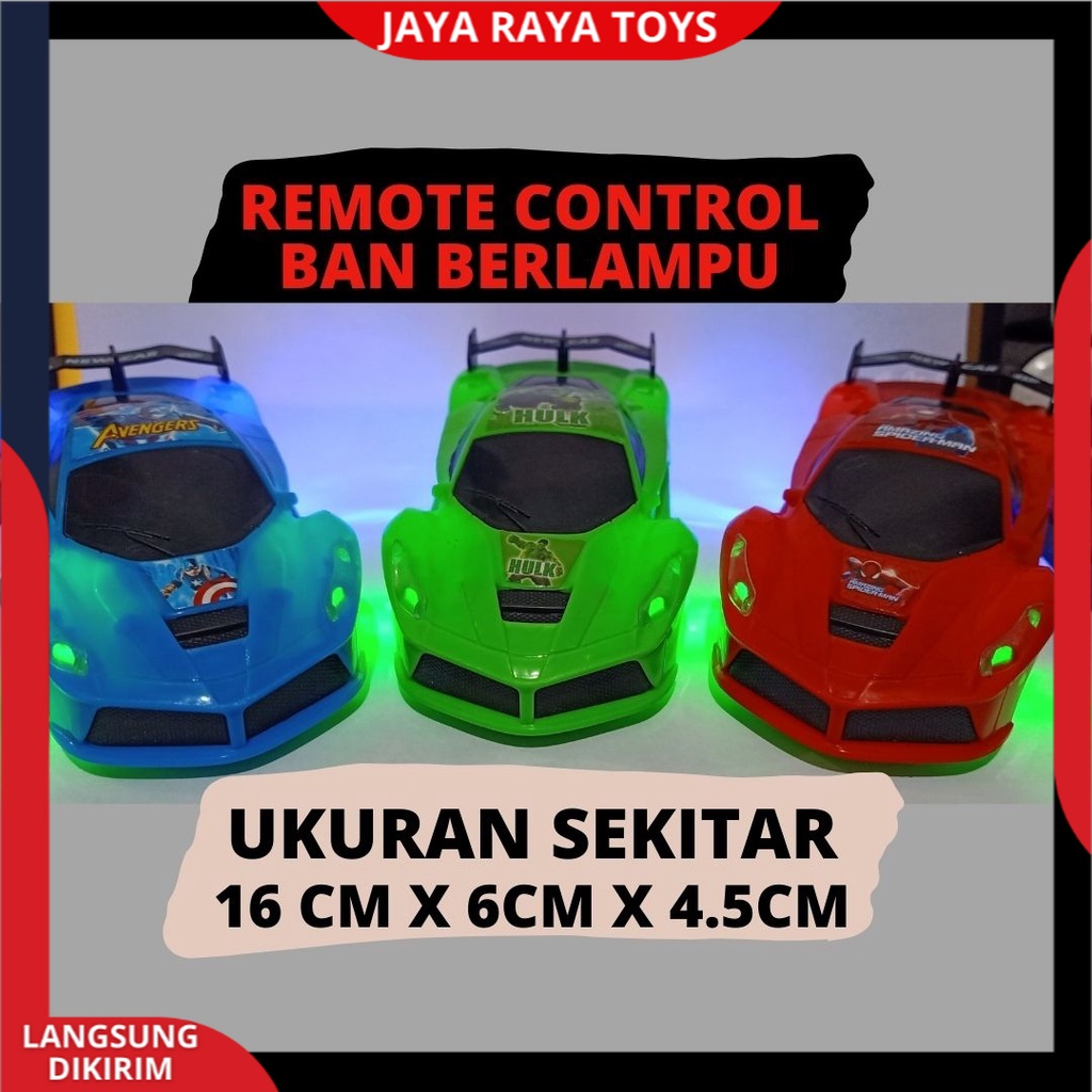 Mobil Remot control Ban Nyala Berlampu RC Sport car Sedan Super Speed