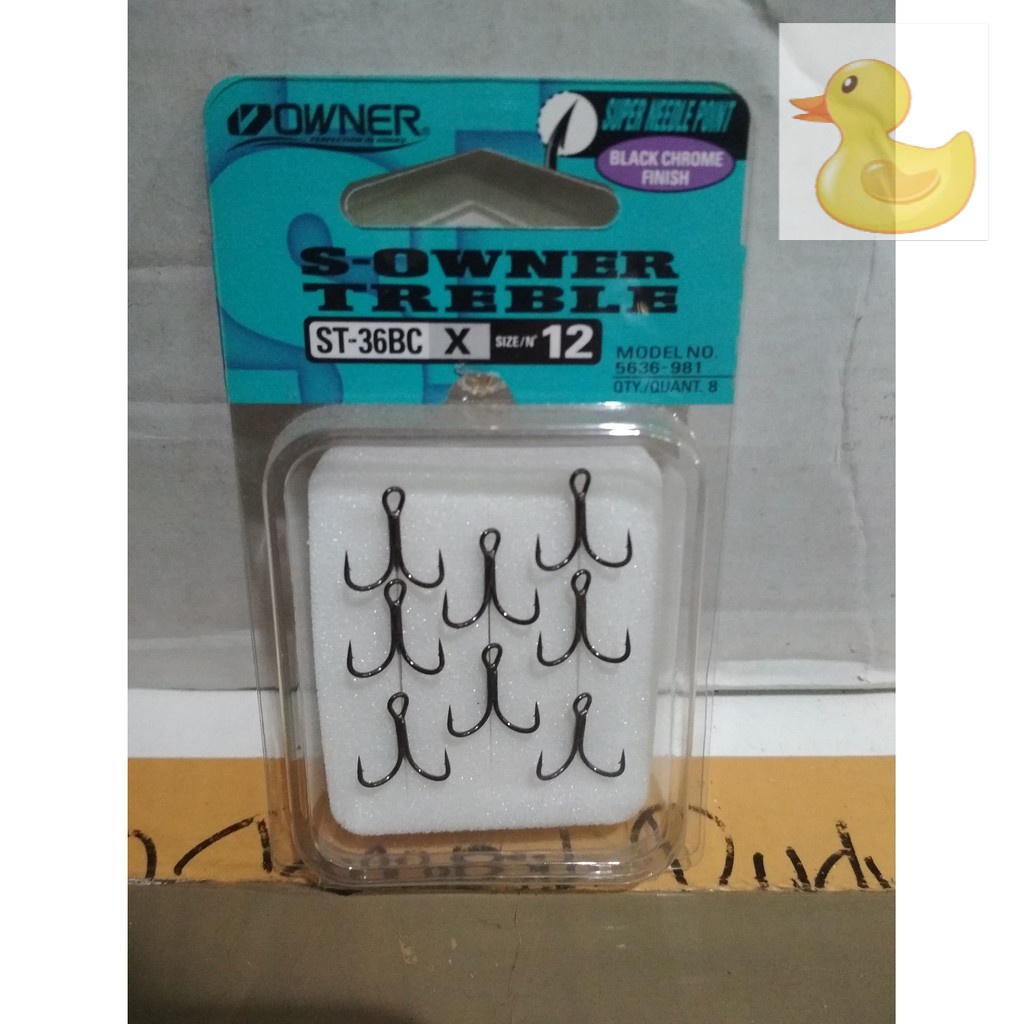 [Promo] Treble Hooks. Pancing Jangkar Owner All Size