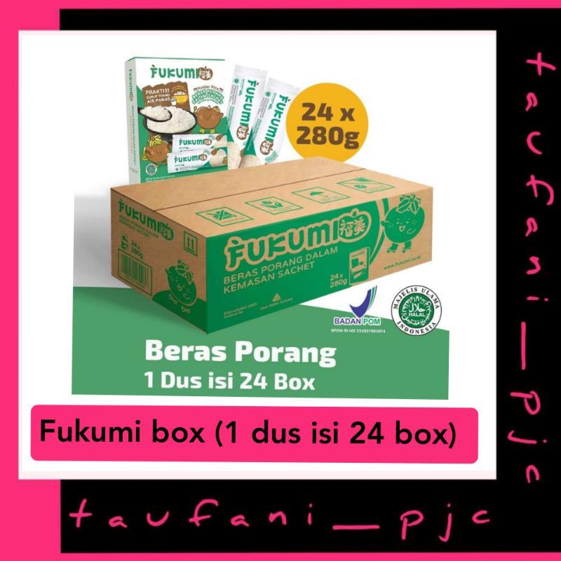

Fukumi Beras Porang Beras Shirataki Sachet 24 Box Per Dus Karton
