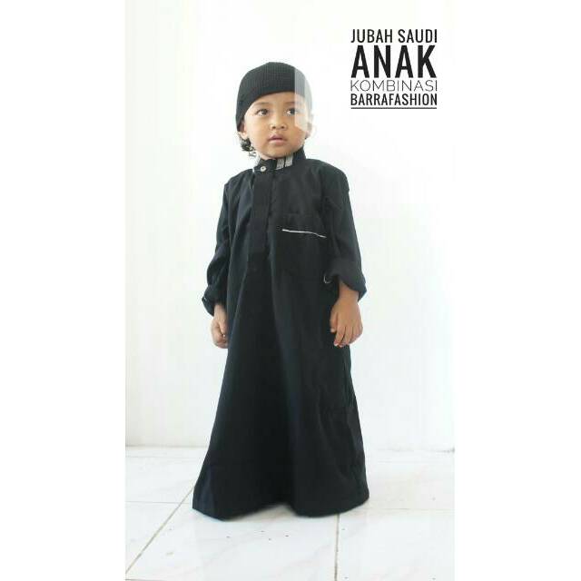Jubah kombinasi anak