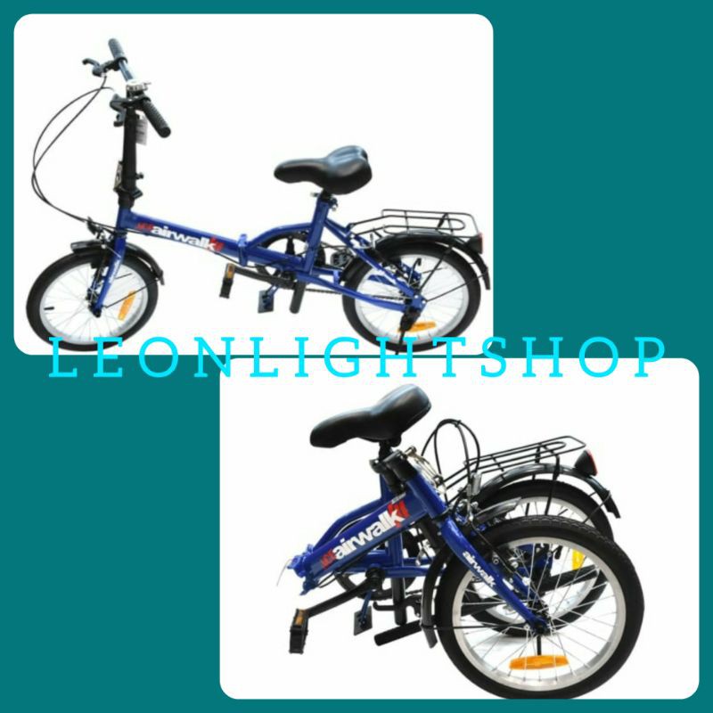 ACE AIRWALK SEPEDA LIPAT 16 INCI 1 SPEED/FOLDING BIKE/ FDB AIRWALK JEDI 16 INCI/SEPEDA LIPAT MURAH