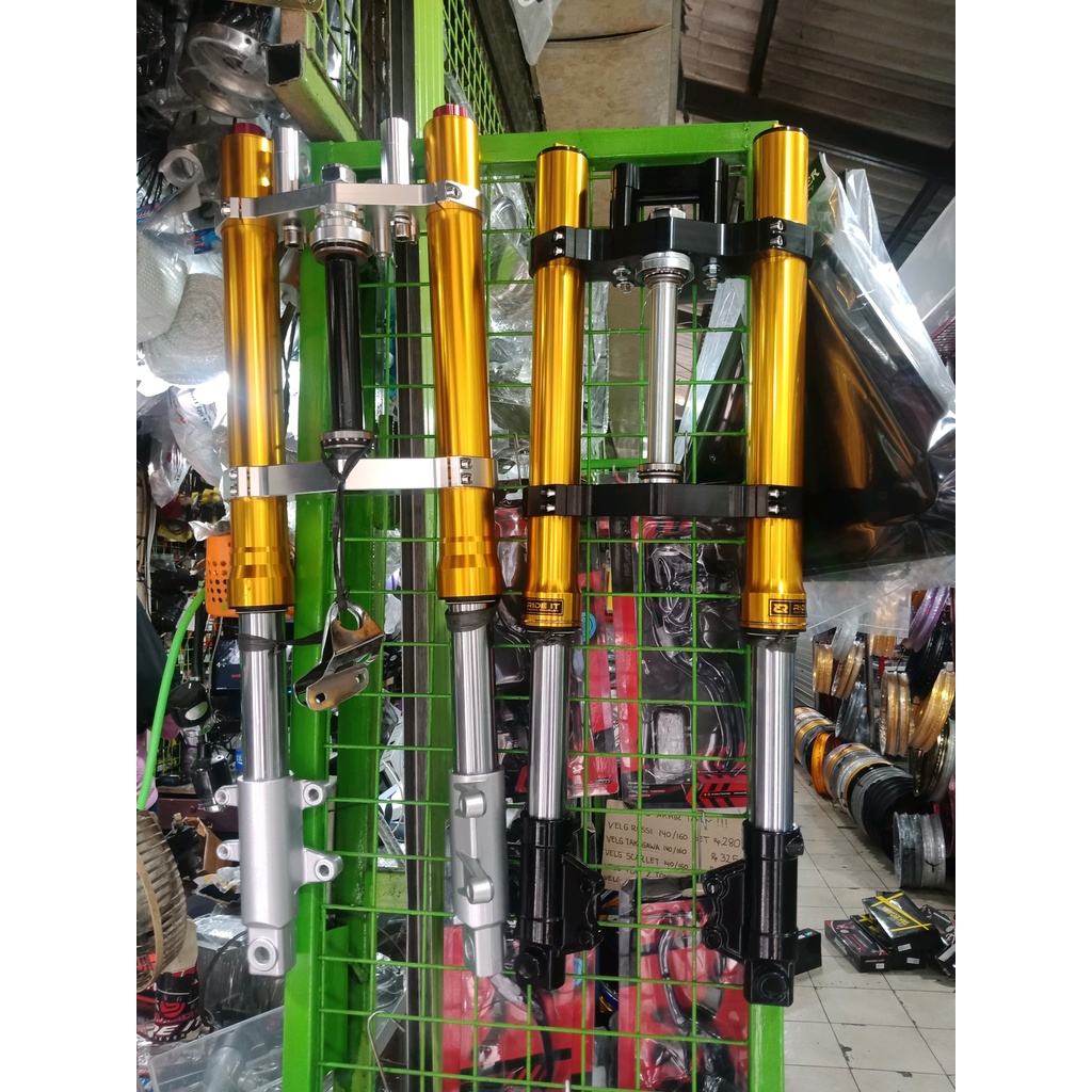 Sok depan Upsidedown USD for RX KING Byson Vixion Scorpio PNP tinggal pasang