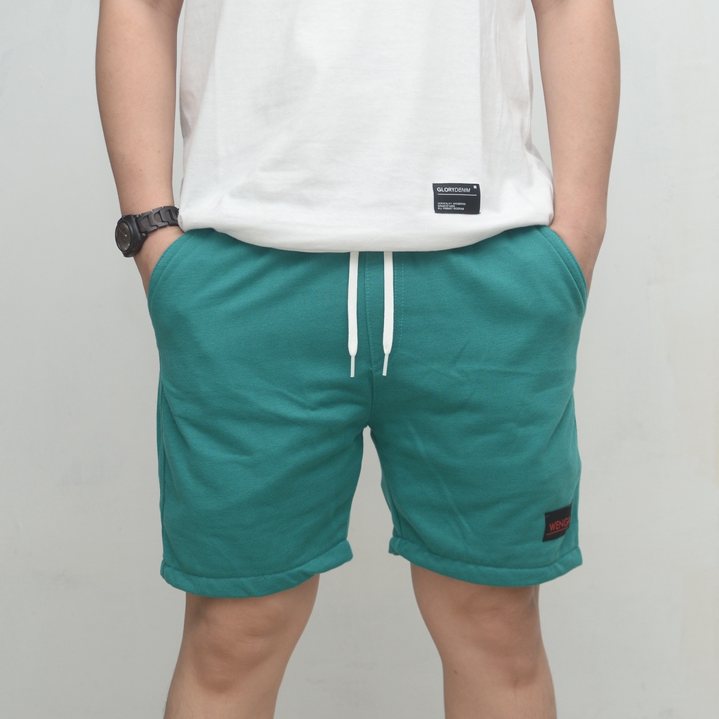 Wengkie.id / Boardshort / celana pendek pria / celana pendek wanita / celana casual / celana pendek murah / Warna Tosca