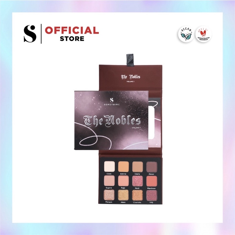 SOMETHINC The Nobles Indonesia / Eyeshadow Palette Volume 1 2 Make Up Skincare Cleanser Essence Toner Serum Eye Cream Gel Mask / Foundation Cushion Loose Powder Blush On Concealer Highlighter Eyebrow Eyeliner Eyelash Mascara Lipstick Lip Tint / Paket Set