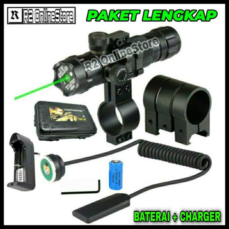 Saya menjual LASER SENAPAN NYALA HIJAU/MERAH ANGIN FULLSET GREEN/RED DOT LASER CAS SCOPE SIANG MALAM