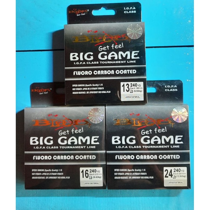 Senar kuat murah anti keriting blood big game fluoro carbon coated | senar kuat | senar bagus | sena