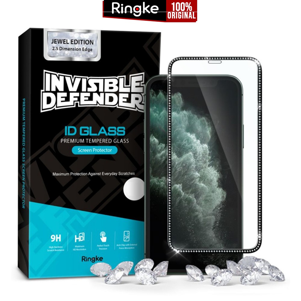 

Tempered Glass iPhone 11 / Pro / Pro Max / XS Max / XS X / XR Ringke ID Full Cover Screen Protector
