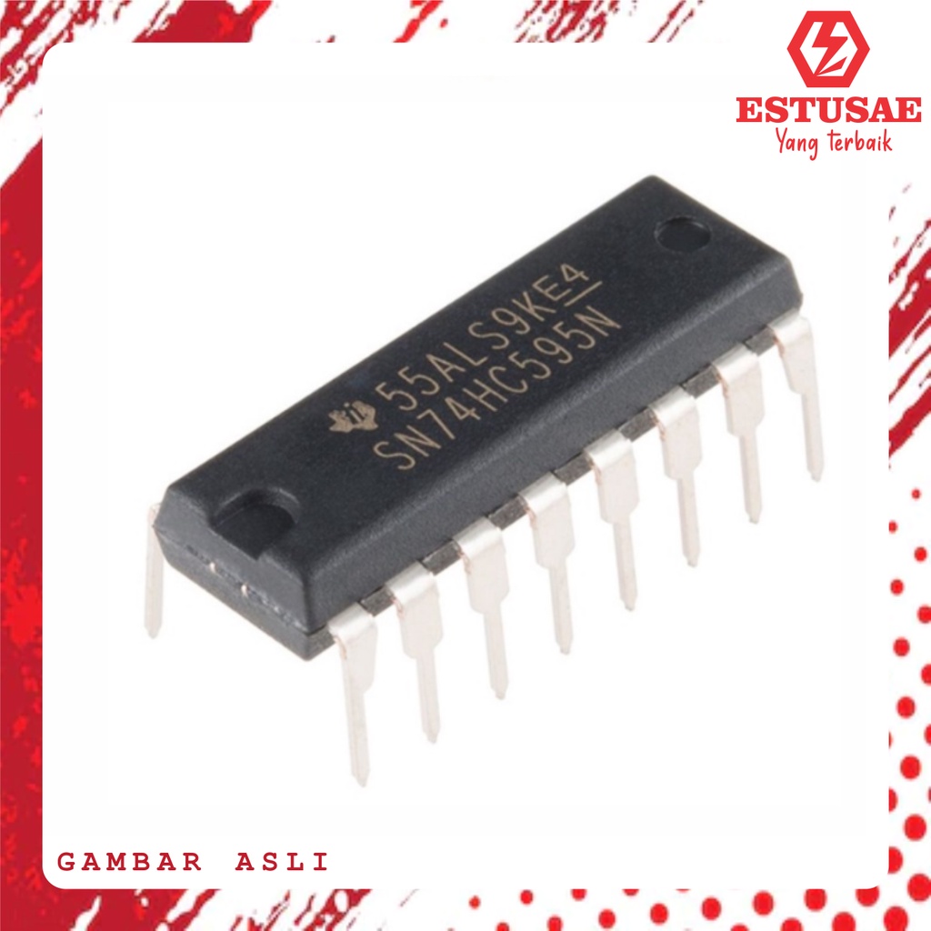(COD) - IC SN74HC595N ORIGINAL, IC DISPLAY POM MINI PERTAMINI - ESTUSAE