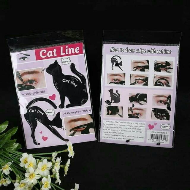 CATLINE CETAKAN 2 in 1 EYELINER DAN EYESHADOW CAT LINE - CETAKAN EYELINER DAN EYESHADOW