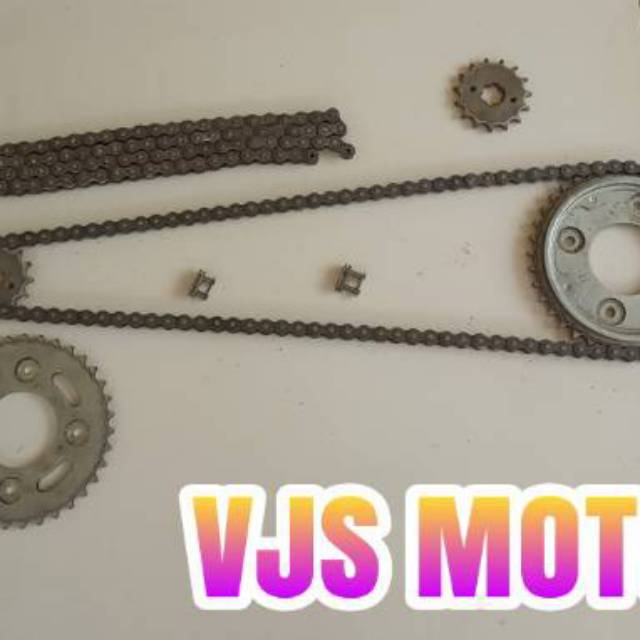 Gear gir set depan blakang dan rante New HONDA BLADE 125 FI PNP HONDA BLADE OLD ORI ASLI HONDA