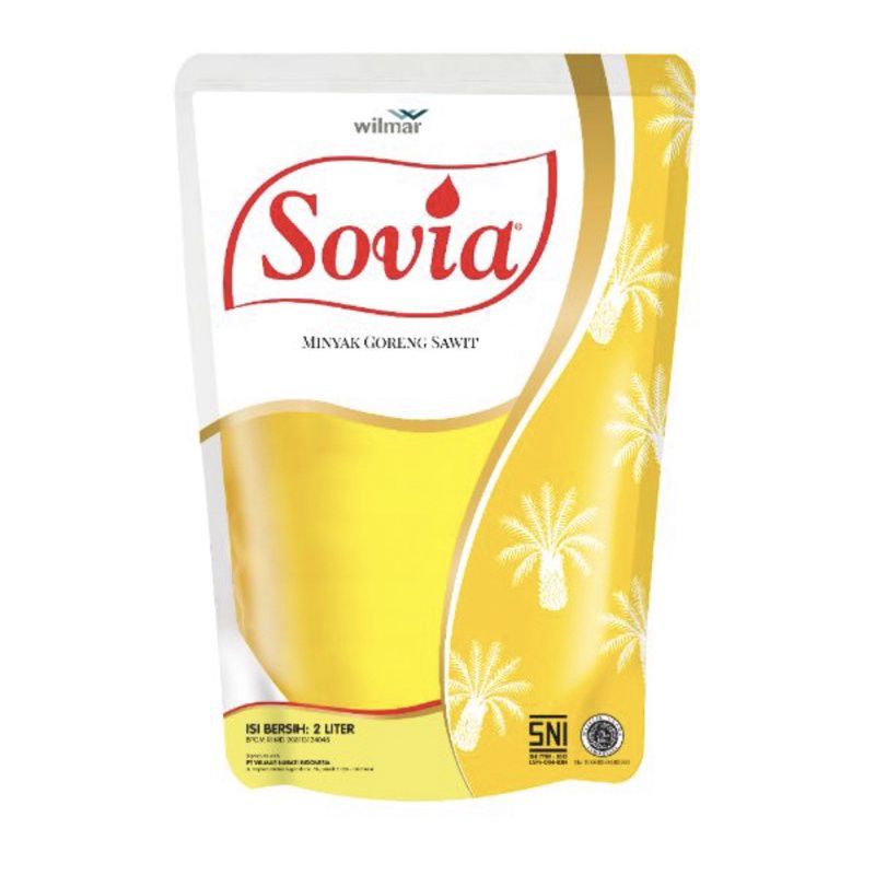 

Minyak goreng Sovia reffil 2ltr