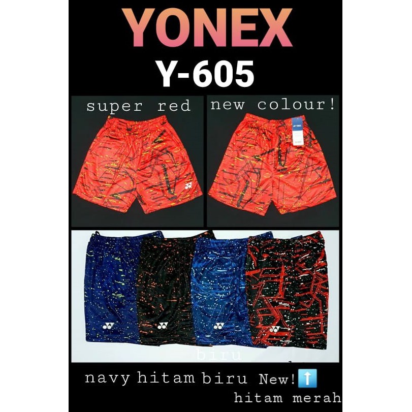 Celana badminton Yonex Y-605 celana yonex go import murah premium