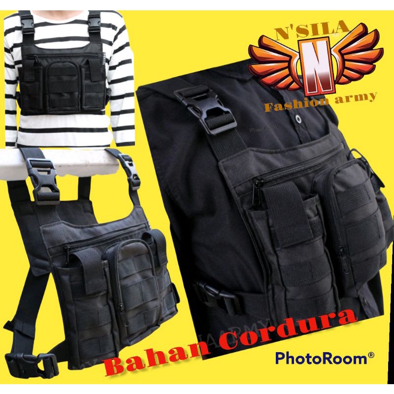 Tas dada chest bag tas rompi motor